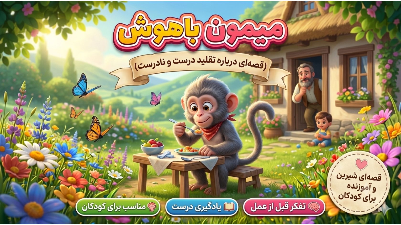 داستان میمون باهوش