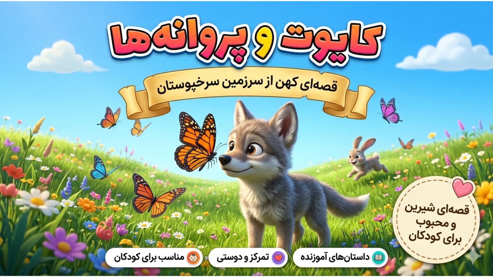 کایوت و پروانه‌ها (قصه‌ای از سرخپوستان آمریکا)