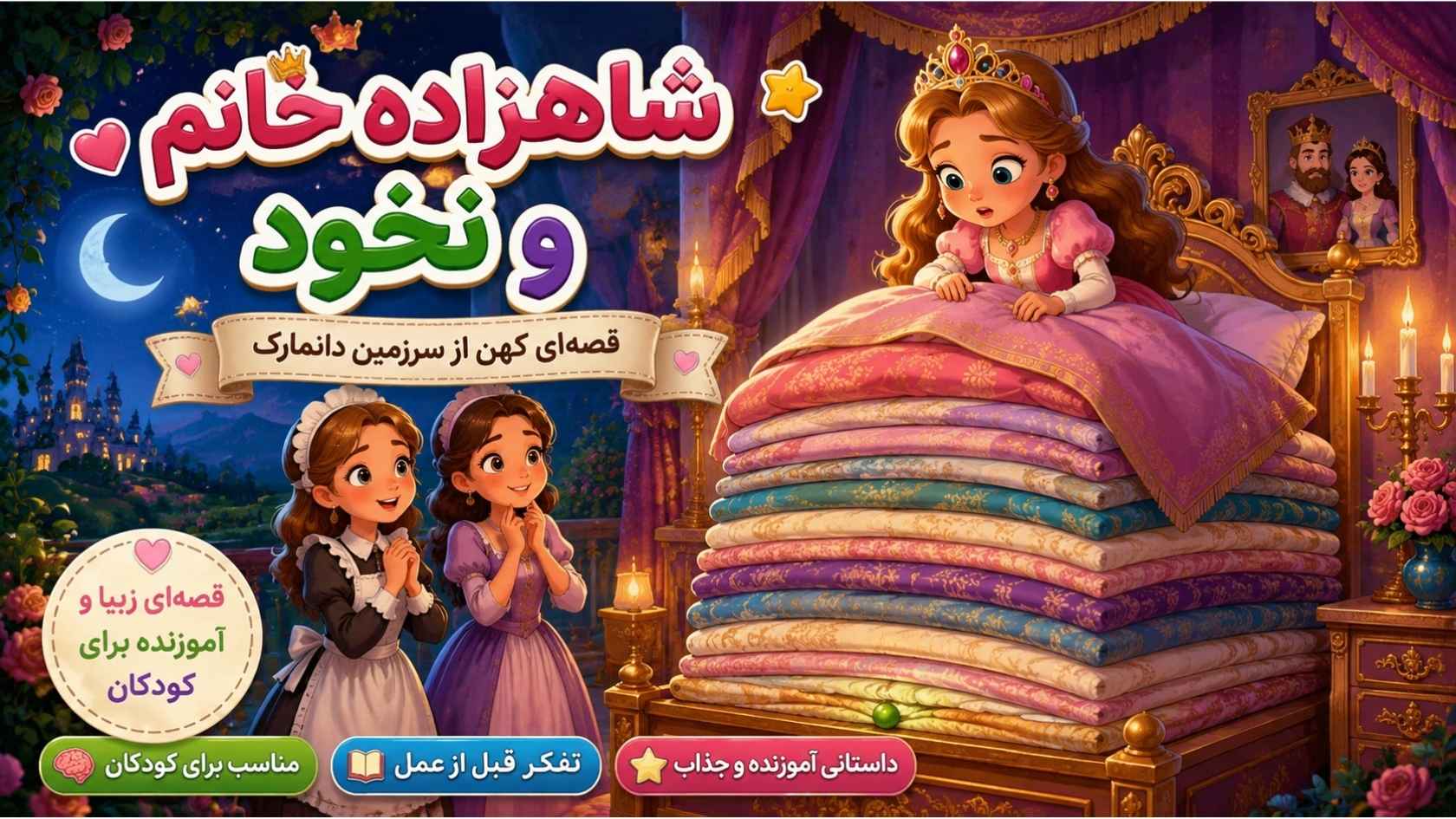 داستان شاهزاده خانم و نخود