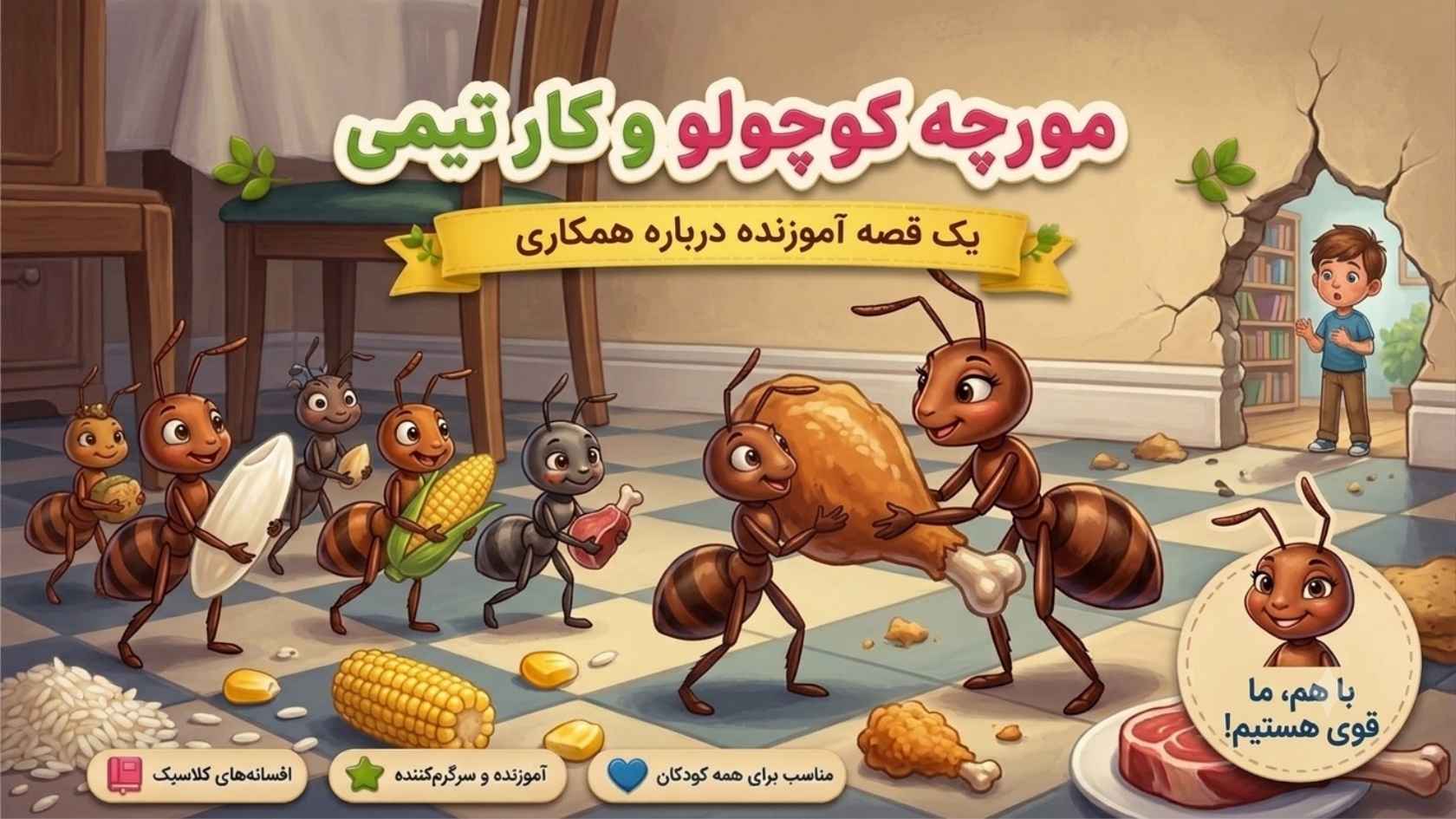 داستان مورچه کوچولو