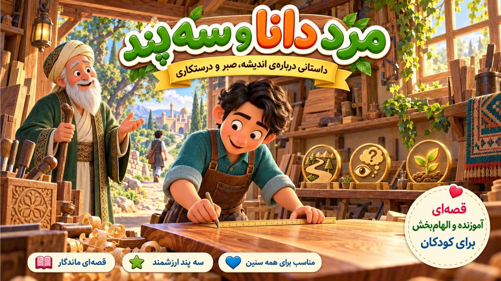 مرد دانا و سه پند