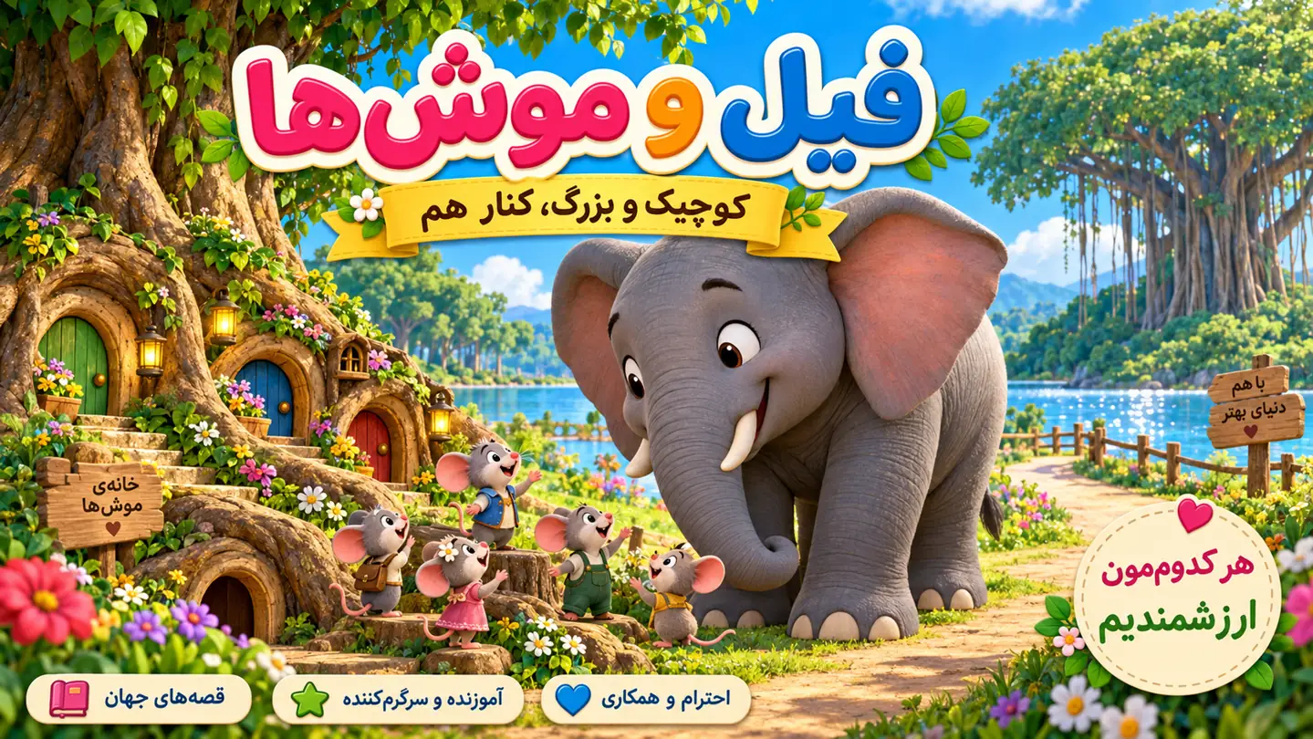 قصه‌ی فیل و موش‌ها