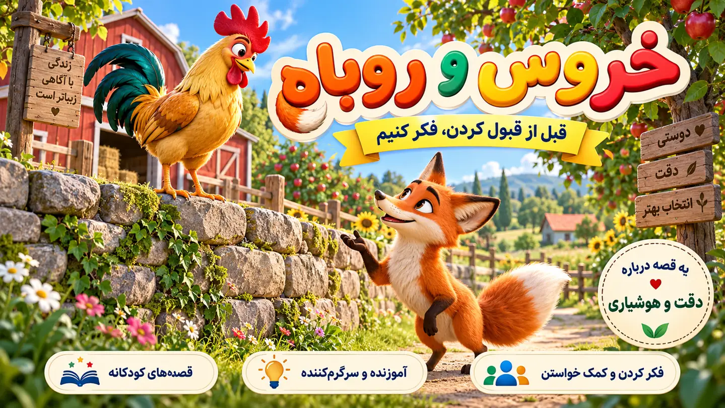 خروس و روباه