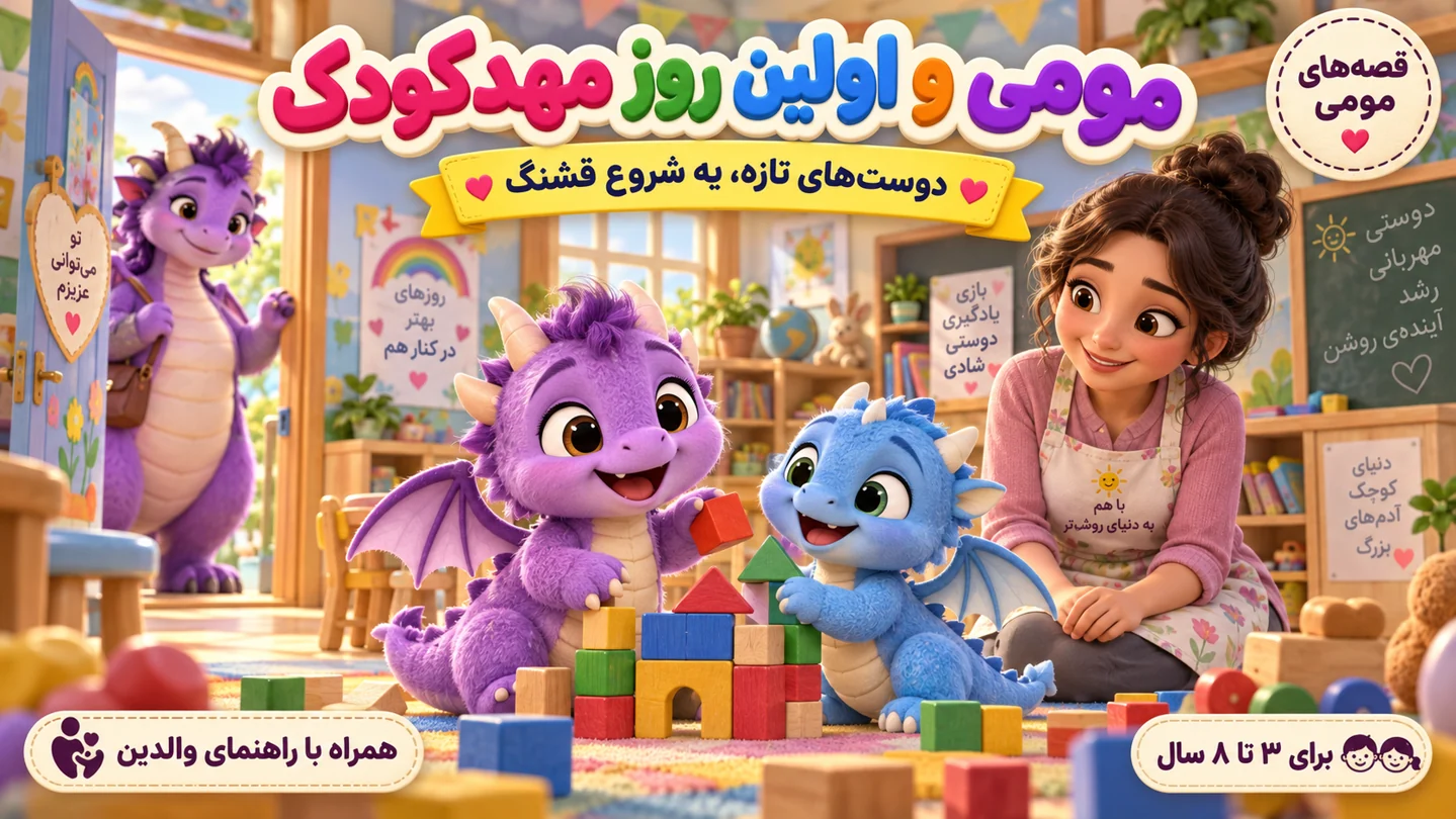 مومی و اولین روزِ مهدکودک؛ قصه‌ای برای ترس از جدایی